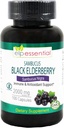 ELP ESSENTIAL Black Elderberry Capsules 2000 mg | 100 Kont | Super Tempd Sambucus Extract,Antioxy ve Immune