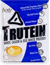 Vücut Beslenme Trutein Yüksek Protein Tozu:% 45 Whey,% 45 Casein,% 10 Egg White, Gluten-Free, Low sodyum, Grass Fed Whey Protein Toz, Gym Supplement & Breakfast Shake, Mocha, 34g Örnek