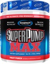 Gaspari Διατροφή SuperPump MAX, το Ultimate Preworkout Powder, Παρατεταμένη Energy Preworkout, Nitric Oxide Booster, μυϊκή ανάπτυξη, ανάκτηση & επαναπληρώνει Ηλεκτρολύτες (40 εξυπηρετούν, Punch φρούτων)