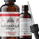 Sarsaparilla Tincture, Organik Sarsaparilla Ekstraksiyon (Smilax Medica) kuru Kök, Soğuk-Basın Organik Sebze Glycerin 2 oz, 670 mg