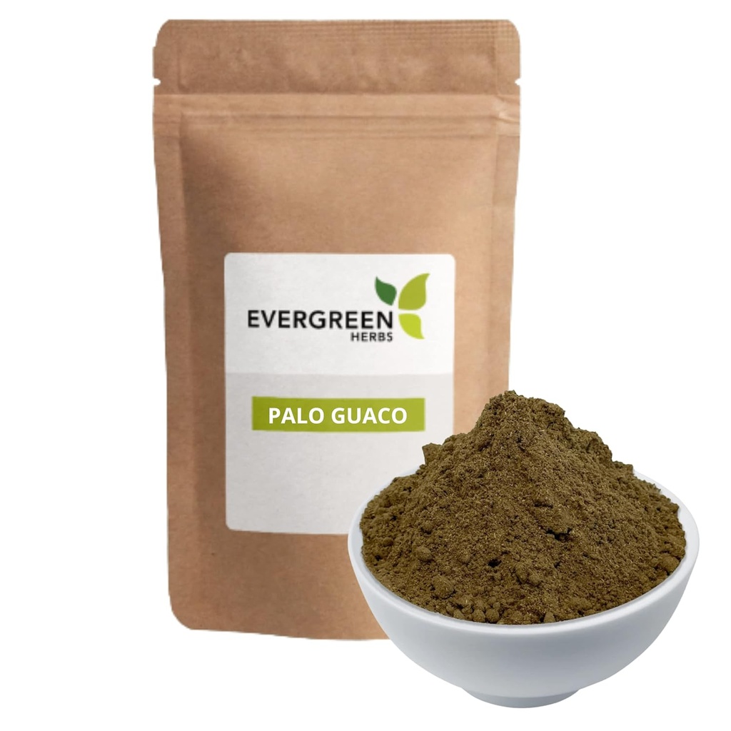 Evergreen Herbs Palo Guaco (Powder 8 oz) - Resealable Stand Up Pouch to Discover Freshness!