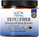 Reddy Naturals Aryana FENU Fiber – Debitter Fenugreek Gum Powder - Πολυφαινόλες μοσχαδίνης - Υποστηρίζει Υγιείς Μεταβολικές Λειτουργίες – Βελτιώνει το ανοσοποιητικό και την ουλώδη υγεία – 4.2 OZ (120 G)