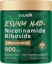 Nicotinamide Riboside 900mg, NMNH συμπλήρωμα Resveratrol διατροφικά συμπληρώματα, συμπλήρωμα για την καταπολέμηση της γήρανσης, ενέργεια, εστίαση - 80 κάψουλες