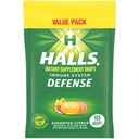 HALLS Savunma Citrus Vitamin C Drops, Value Pack, 180 Drops