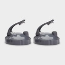 NutriBullet Flip Top To-Go Lid (σετ των 2),Grey, .25 Lbs