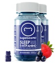 SugarBearPro Sleep Gummy 2 Moon Supply, Extra Strength Melatonin 6 mg, for Men & Women, Vegan Vitamin B6, L-Theanine, 5 HTP, Valerian, Sleep Aid for Yetişkinler & Young, Sertifikalı Kosher