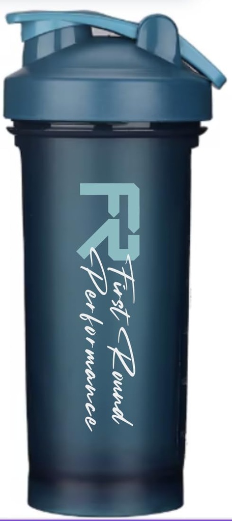 20 oz Protein Shaker Bottle, Shaker Cup for Protein Drinks and Pre Workout (Teal)