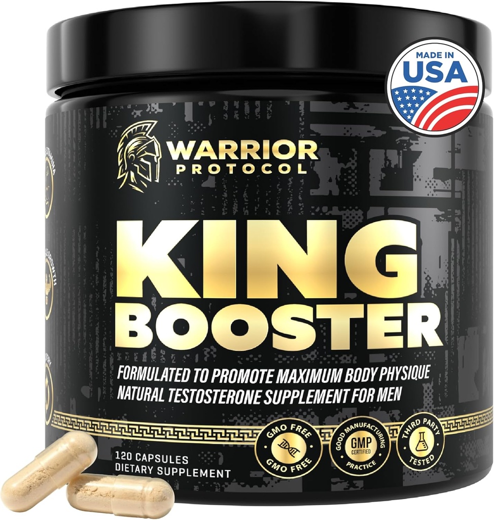 Erkekler için testosteron Desteği - Erkek Enhancing Supplements & Vitality Pills | Erkekler için testosteron Tamam / Türk, Tongkat Ali & Fadogia Agrestis | Boost Muscle growth, Stamina & Recovery