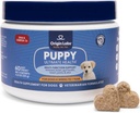 Origin Labs Puppy Multi function Support DHA Omega 3 Supplement, Wild Alaska Salmon Fish Oil, Probiyotik for Gut Health, Immune Support, Heart, Skin, Brain, Joint Health, Salmon Flavor, 60 Soft Chews