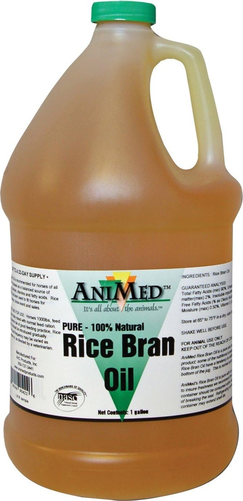 AniMed Rice Bran Oil 128 oz...