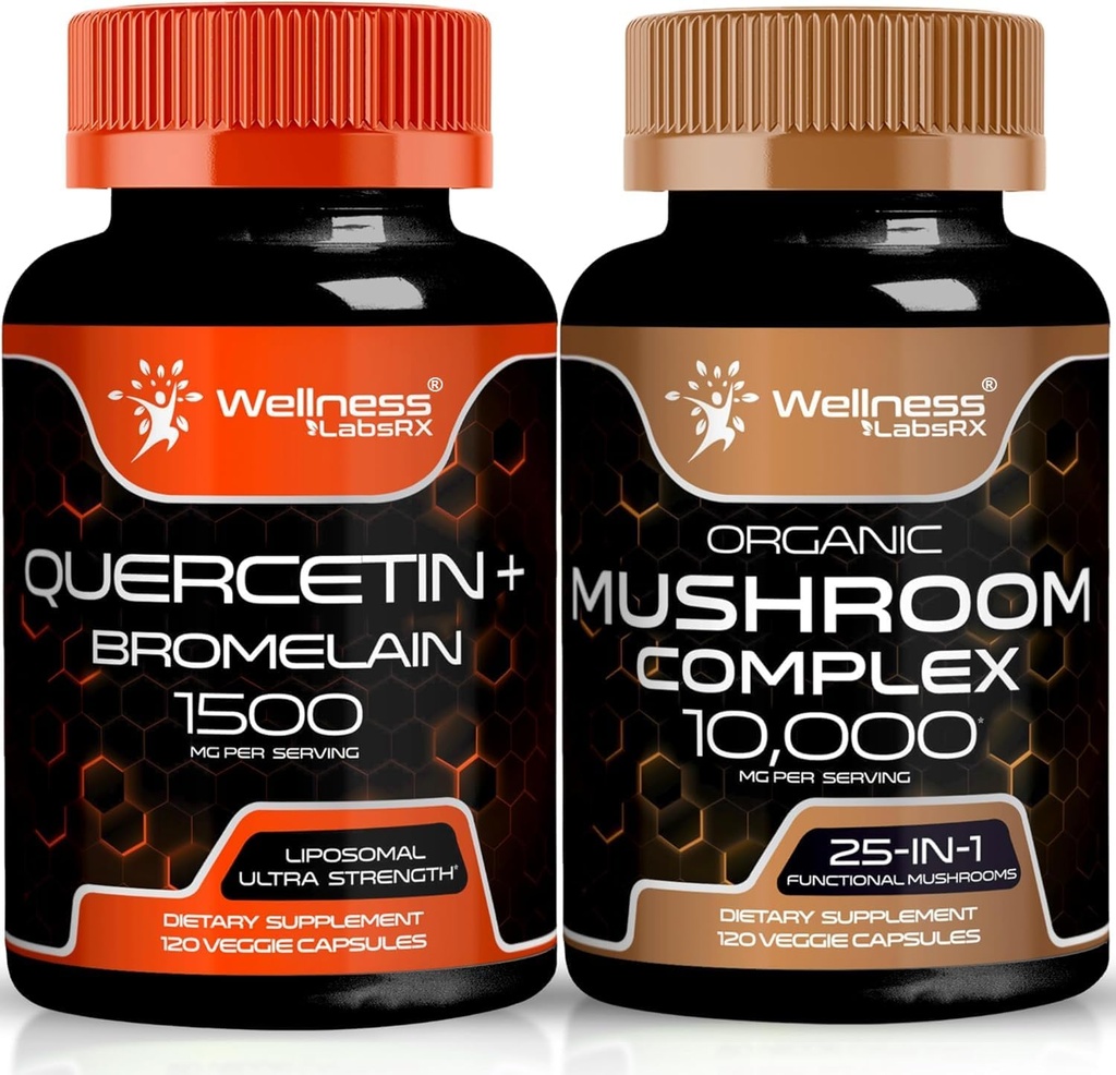 WELNESS LABSRX Quercetin με κάψουλες Mushroom