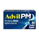 Advil PM 200 mg Επικαλυμμένο Caplets 80 ea (Συσκευασία 3)