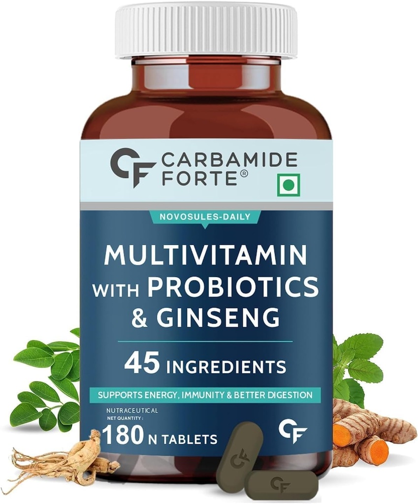 Generic Rise Multivitamin δισκία για άνδρες και γυναίκες με συμπλήρωμα προβιοτικών - 180 Veg δισκία