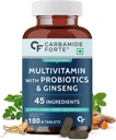 Generic Rise Multivitamin δισκία για άνδρες και γυναίκες με συμπλήρωμα προβιοτικών - 180 Veg δισκία