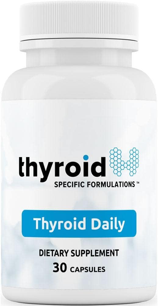 Tiroid Günlük - İlk Nutrient Optimal Tiroid Sağlığı için Çok Tasarlandı. Tiroid Daily Iodine Free w / 19 Tiroid Günlük Temel Nutrients for Yourroid Support.