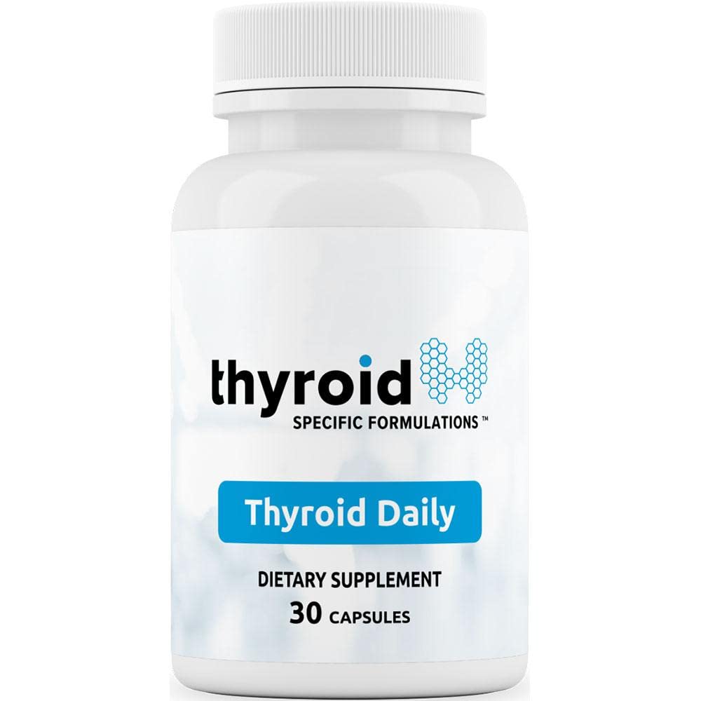 Tiroid Günlük - İlk Nutrient Optimal Tiroid Sağlığı için Çok Tasarlandı. Tiroid Daily Iodine Free w / 19 Tiroid Günlük Temel Nutrients for Yourroid Support.
