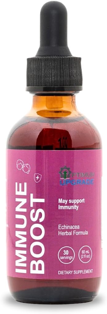 OU Echinacea Drops for fast Immune Support | Immune ATM Tincture | Echinacea Liquid Extract for Immunity Boost | Vegan,Non-GMO, Gluten-Free 2 Oz