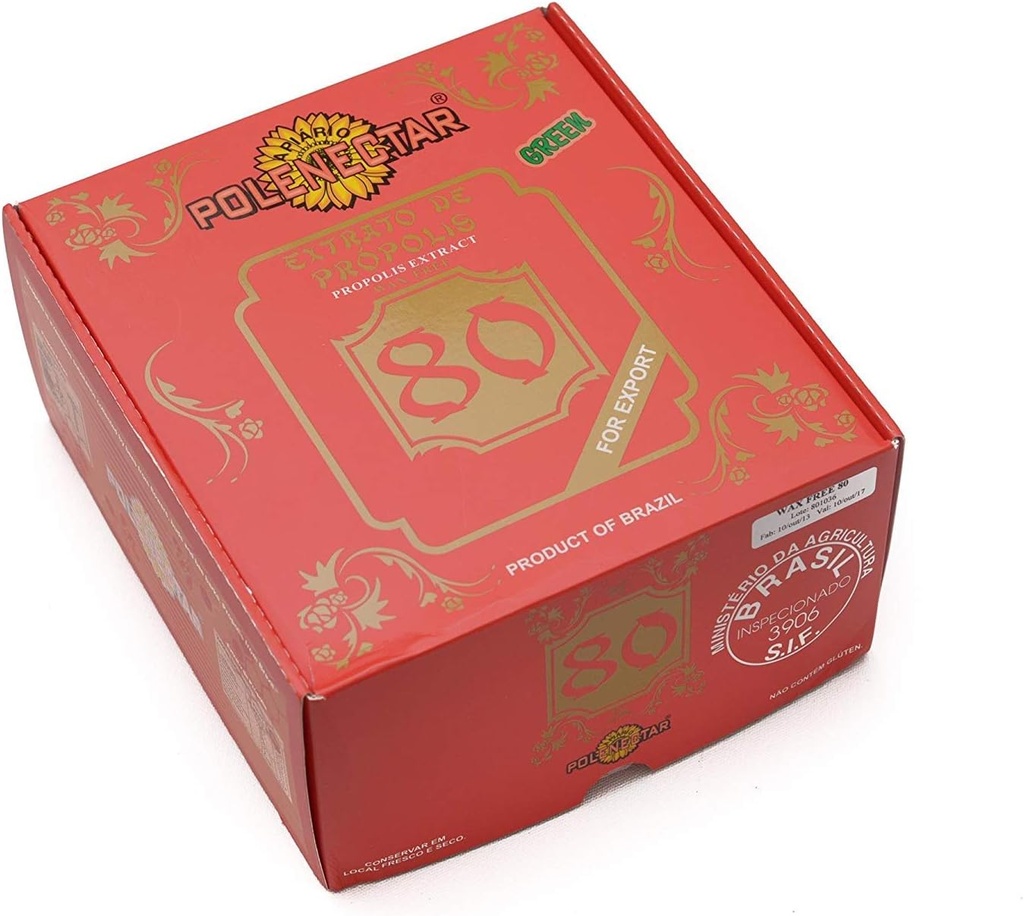Βραζιλία Green Bee Propolis Extract Wax Free 80 (30ml) - 24 μπουκάλια