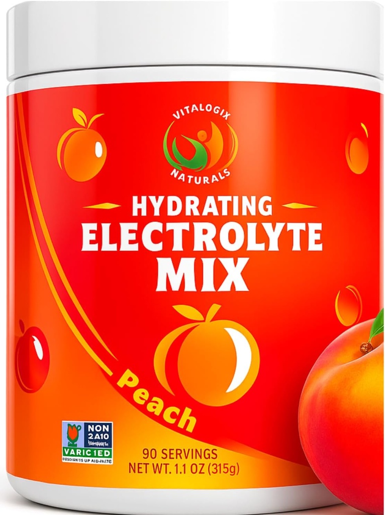 Doğal Elektrolyte Toz Mix – No Sugar, Low sodyum, Vegan Hydration Supplement for Sports, Travel & Daily Use
