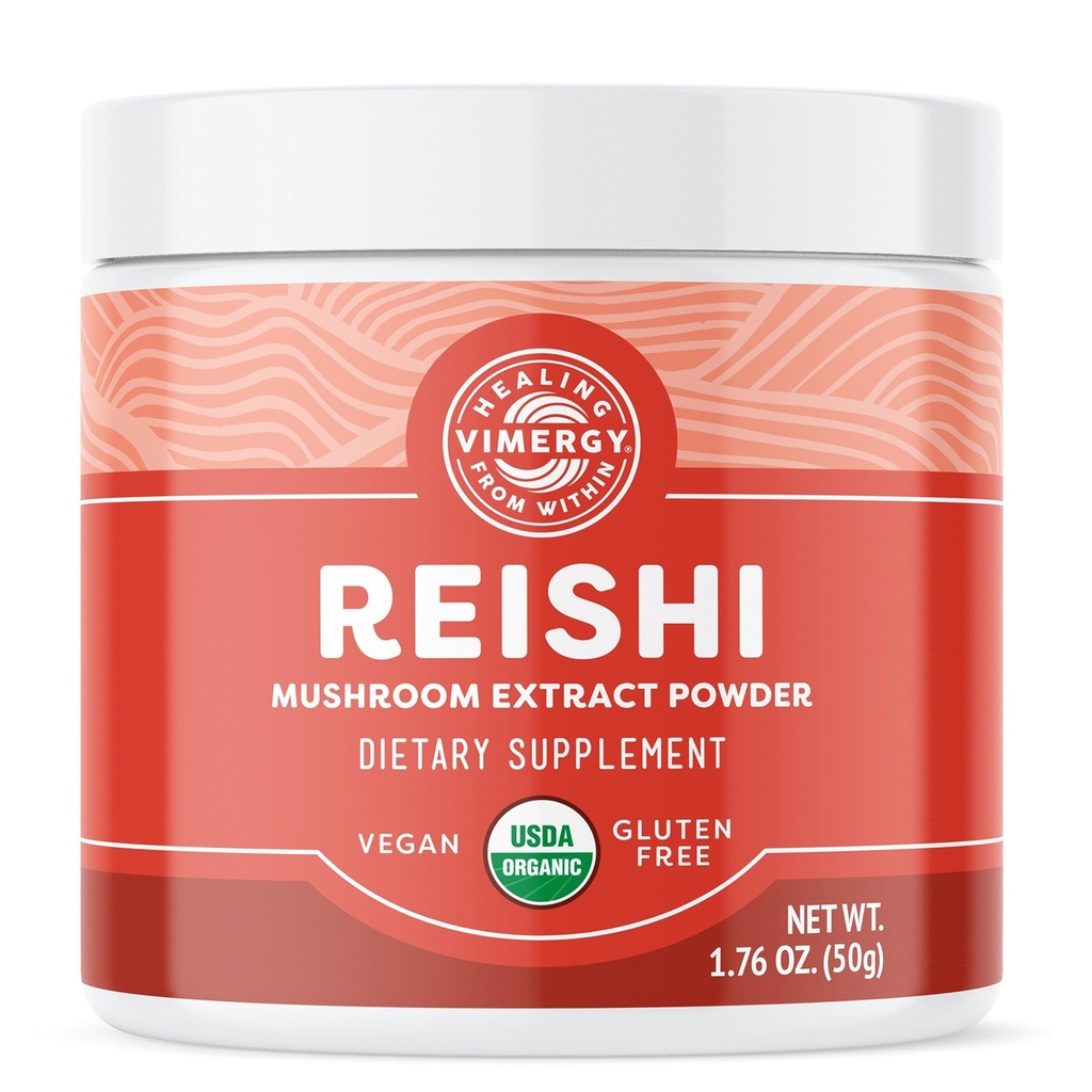 Vimergy Reishi Toz – Superfood Cellular Destek * - Yararlarım Immune Health* – USDA sertifikalı Organik, Vegan, Paleo-Friendly, Gluten-Free – 33 Hizmet