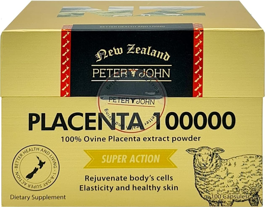 ΥΓΕΙΑΦΑRMΜ Peter John Ovine Placenta 100000 100 Κάψουλες (1)