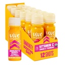 Vive Organik Vitamin C + Immune Support Shot, Cold-Pressed Turmeric, Ginger & Acerola Cherry, Gluten Free, Vegan, Immunity Boost C, 2 Fl Oz (Pack of 12)