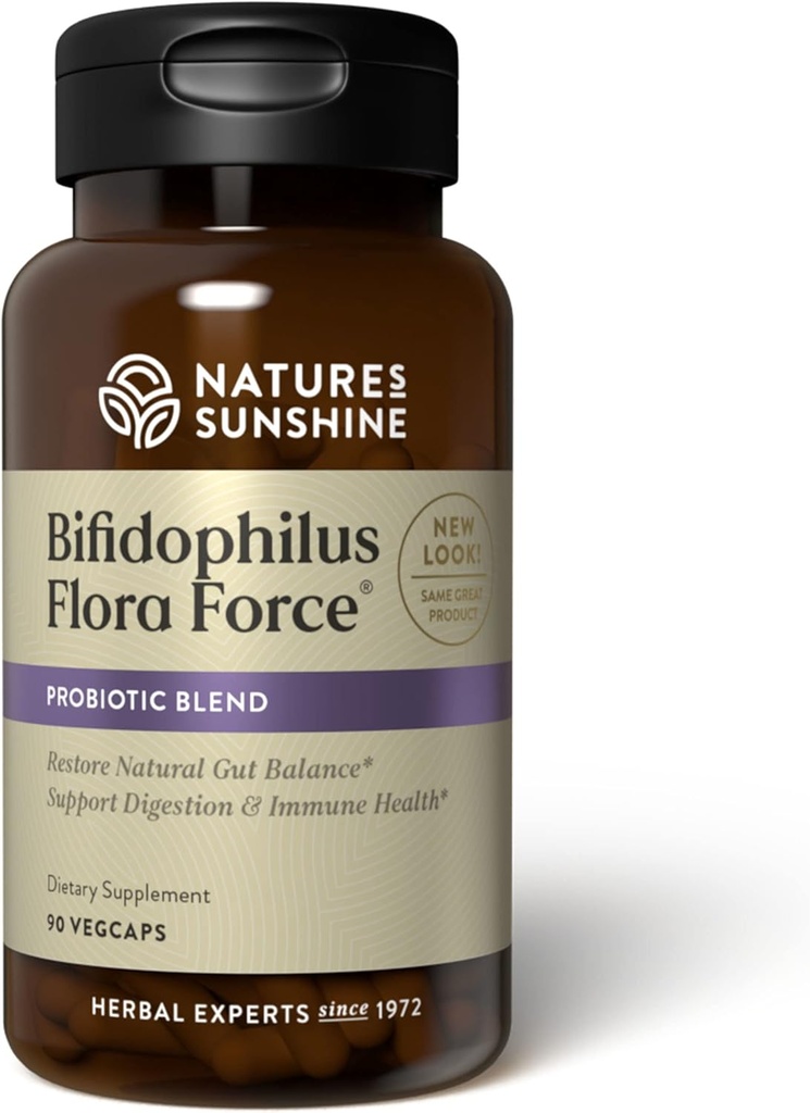 Nature's Sunshine Bifidophilus Flora Force 90 Κάψουλες