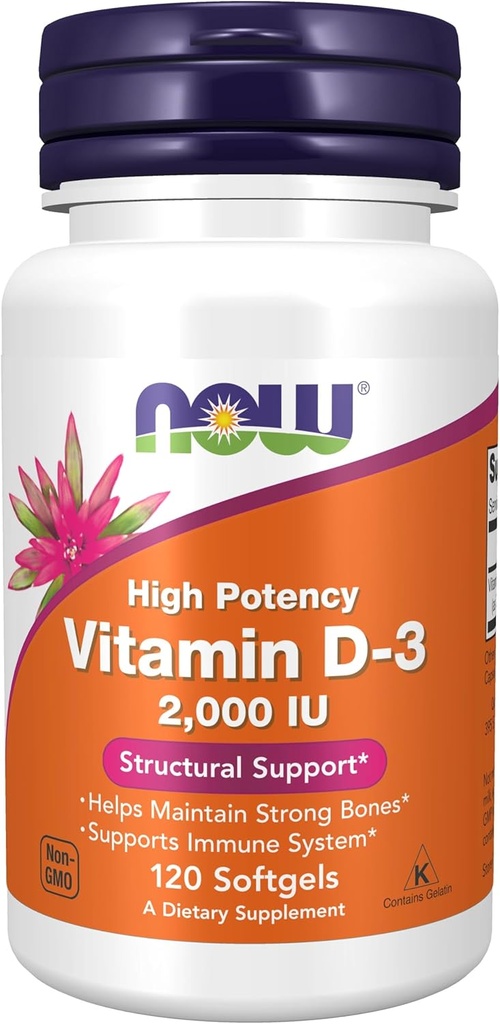 Şimdi Gıdalar, D3 2000Iu (Softgels)