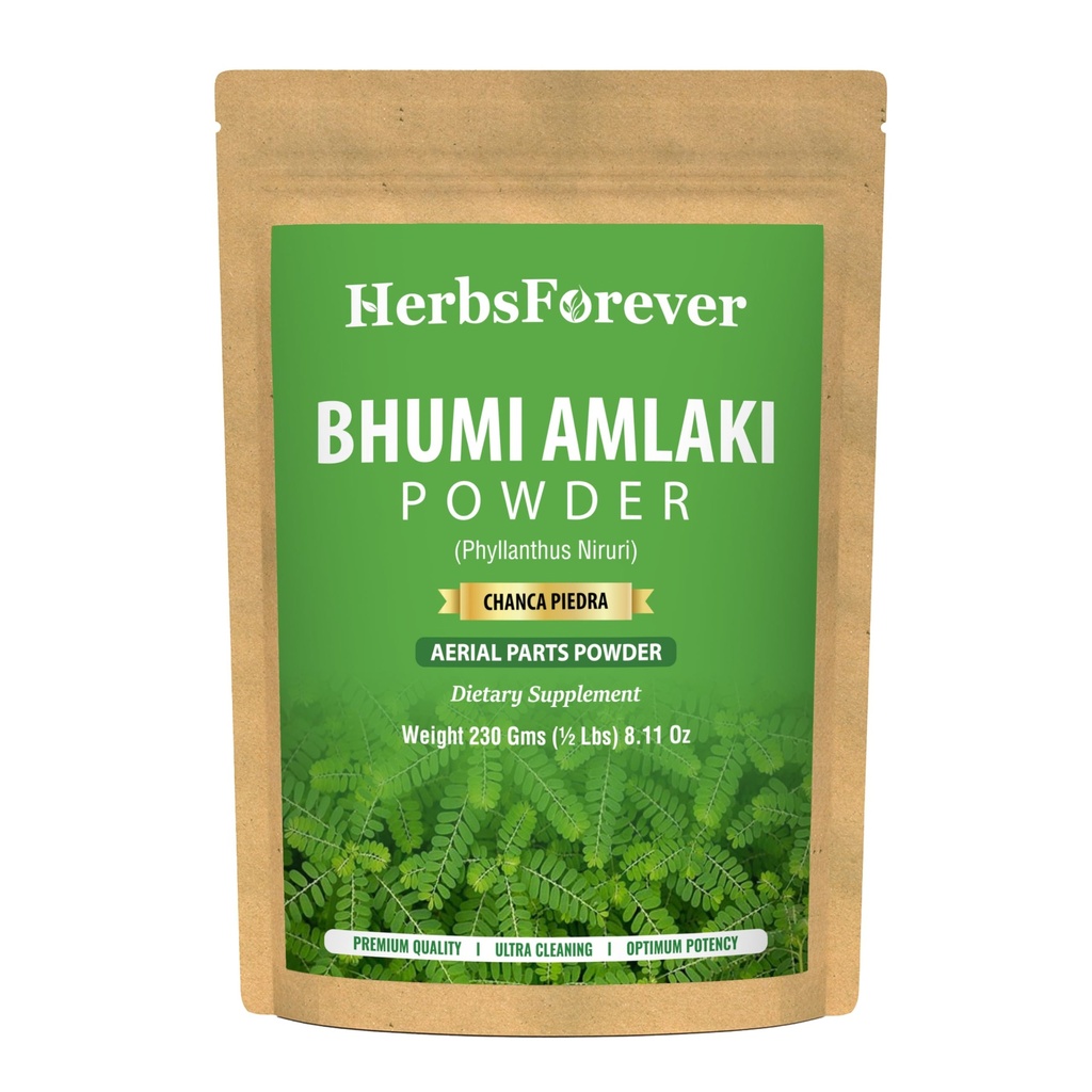 HerbsForever Bhumi Amalaki Toz | Phyllanthus Niruri | Ayurvedic Herb for Wellness, Detox & Vitality | Non-GMO, Vegan, Gluten-Free | Natural Supplement | 454 GMS