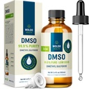 WoldoHealth DMSO% 99.9 Farm Grade - FT-IR Doğrulanmış Dimetil Sulfoksit, Low Odor Branson in Glass Şişede Hassas Dayanıklılık (3.38 oz)