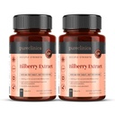 Safclinica Bilberry 10.000 mg x 360 Tabletler (2 Şişeler) - 10 X More Anthocyanidins w/ 5 mg Black Pepper Ekstra