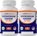 Vitamatic Pastium Iodide 65 mg ανά Σερβίροντας - 60 δισκία - Thyroid Support - KI Pills (60 Count (Pack of 2))