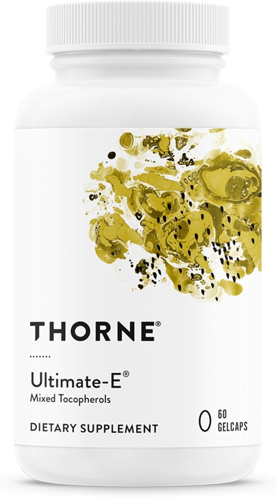 THORNE - Ultimate-E - Tüm Vitamin E - 60 Gelcaps