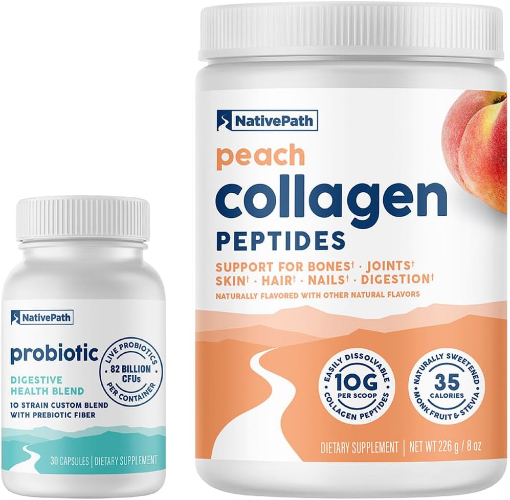 NativePath Probiotic Prime - Κολλαγόνο Peachάκινου, Probiotic 30