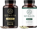 Qualia Life Sciences Bundle Qualia Mind & Qualia NAD+ Top Brain Supplement Κάψουλα για μνήμη, εστίαση και συγκέντρωση, μπορεί να ενισχύσει NAD+ Επίπεδα έως 50%