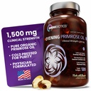 OmniBiotics Organik Eveningrose Oil for Women – Klinik Strength 1500 mg per Capsule, 10% GLA, Cold-Pressed, Non-GMO, Hormonlar Kadınlar için Denge - 120 Vegan Softgel Capsules