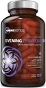 OmniBiotics Organik Eveningrose Oil for Women – Klinik Strength 1500 mg per Capsule, 10% GLA, Cold-Pressed, Non-GMO, Hormonlar Kadınlar için Denge - 120 Vegan Softgel Capsules