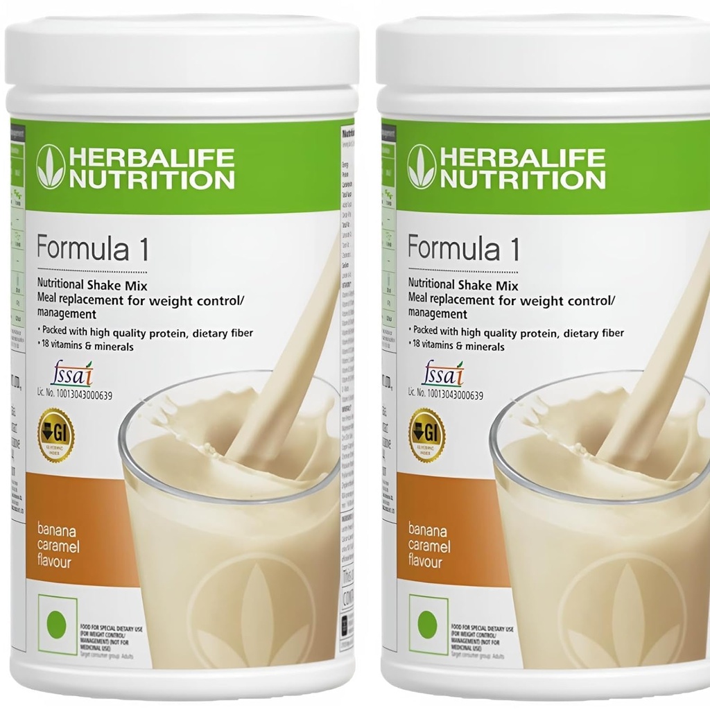 Herbalife Formula 1 Beslenmeli Shake Mix - 2, 500g Her - Herbalife Shake - Herbalife Protein Toz - Herbalife Kilo Verme Meal Makyaj (Banana - Banana)