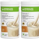 Herbalife Formula 1 Διατροφικό Ανακινήστε Mix - Συσκευασία των 2, 500g Κάθε - Herbalife Ανακινήστε - Herbalife Protein Powder - Herbalife Βάρος Απώλεια Γεύμα Αντικατάσταση (Banana - Μπανάνα)