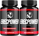 LIVORKA Erecpower Multivitamin Ανδρικές κάψουλες απόδοσης για την υγεία των ανδρών, Advanced Formula - 120 Κάψουλες (2 Μήνες προσφοράς) - Συσκευασία των 2