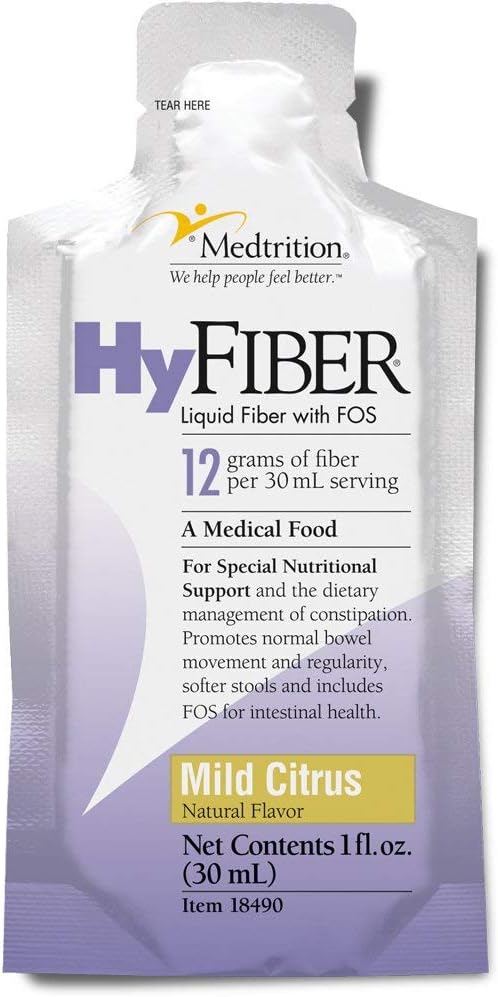 Düzenlilik ve Soft Stools için HyFiber Günlük Sıvı Fiber, 12 Grams ► Fiber, 1 fl oz 100 Pack