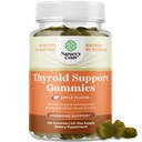 Natures Χειροτεχνία Vegan Thyroid Gummies with Sea Moss - Thyroid Support Gummies for Comprehensive support for Men and Women with Iodine Selenium and Other Pont Vitamins - Ζελατίνη-ελεύθερος μη ΓΤΟ 120