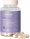 Moods | Barış Out | Natural Sleep Aid Supplement | Deep Sleep. Rahat ve Calm for Better Nights Rest | Magnezyum GABA, Chamomile, 5-HTP, L-Theanine, Myo-Inositol | 60 Vegan Capsules for 30 Days