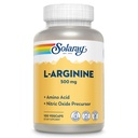 SOLARAY L-Arginine 500 mg, Nitrik Oksit Supplement, Endurance, Enerji, Kalp Sağlığı Desteği, 100 Hizmet, 100 VegCaps