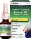 HealthA2Z Fluticasone Propionate Nasal Sprays, 24 Hour Allergy Relief,120 Sprays, 0.54 fl oz