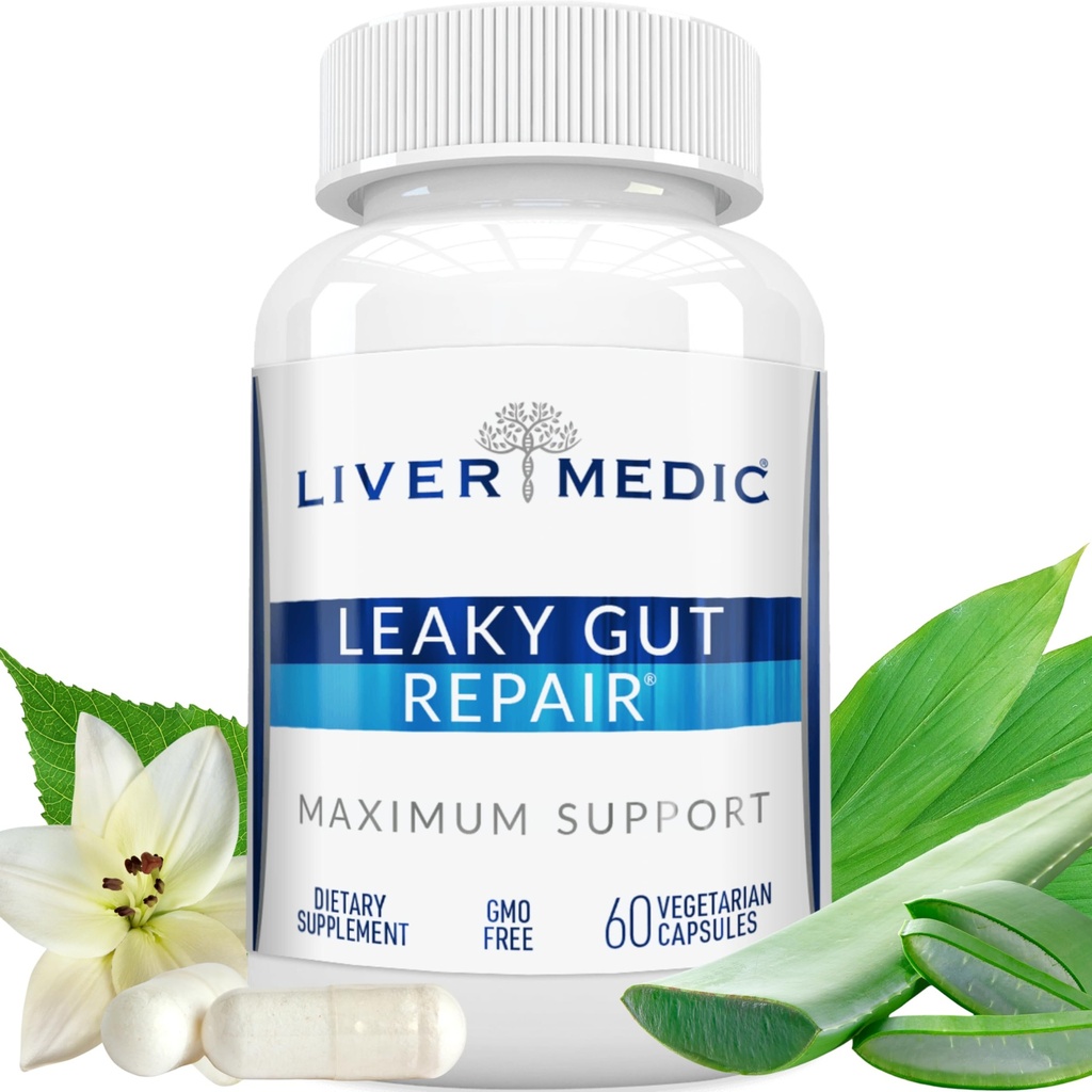 Glutamine Βιολογικό Slippery Elm NAG Marshmallow Root Aloe Vera MSM Quercetin Bromelain Προάγει την Πειθαρχική Ευκολία, Gut Wellness 1000mg 60 Caps