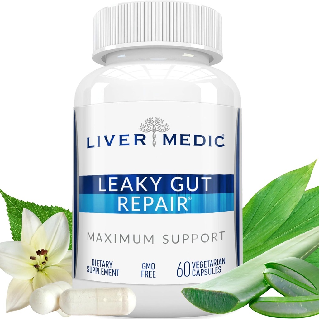 Glutamine Βιολογικό Slippery Elm NAG Marshmallow Root Aloe Vera MSM Quercetin Bromelain Προάγει την Πειθαρχική Ευκολία, Gut Wellness 1000mg 60 Caps