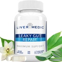 Glutamine Βιολογικό Slippery Elm NAG Marshmallow Root Aloe Vera MSM Quercetin Bromelain Προάγει την Πειθαρχική Ευκολία, Gut Wellness 1000mg 60 Caps