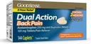 GoodSense Dual Action Acetaminophen ve Ibuprofen (NSAID) Tabletler, 250 mg/125 mg, Back Pain, 144 Kont
