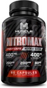 Nitrik Oksit, L-Arginine, L-Citrulline ile 3000 mg - Kas Büyüme için Pre-Workout Supplement, Stamina, Energy, Pumps, Vascularity - Non-GMO - 60 Capsules